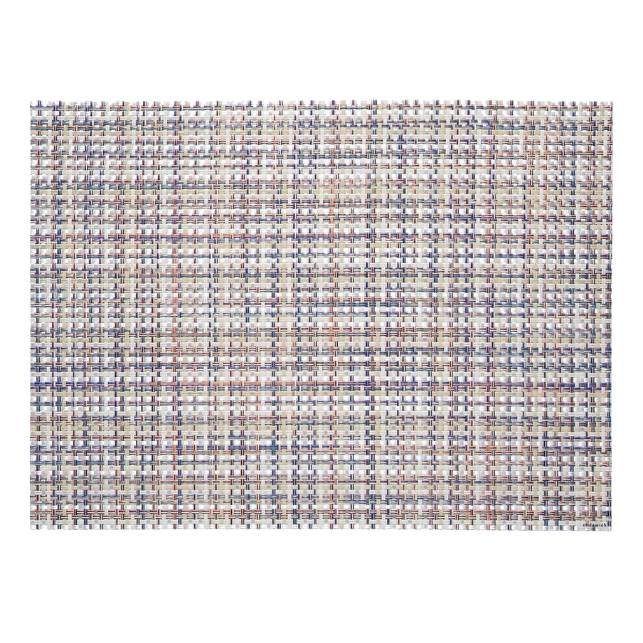 Chilewich Basketweave Rectangle Placemats - Bon Bon - 14" x 19"