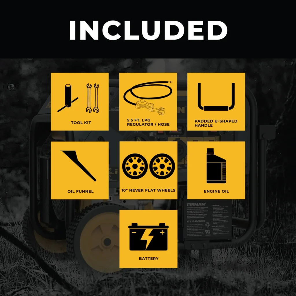 Firman Dual Fuel Portable Generator