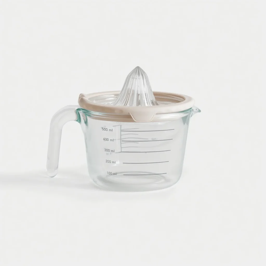 Genicook Glass Measuring Cup with Juicer