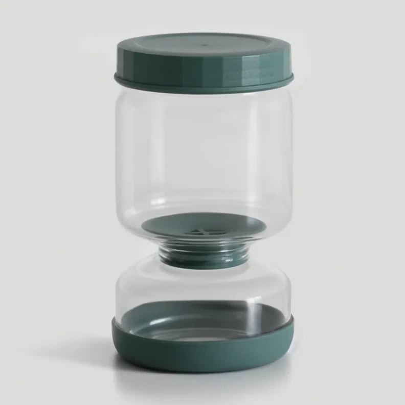 Genicook Flip-Over Glass Pickle Jar