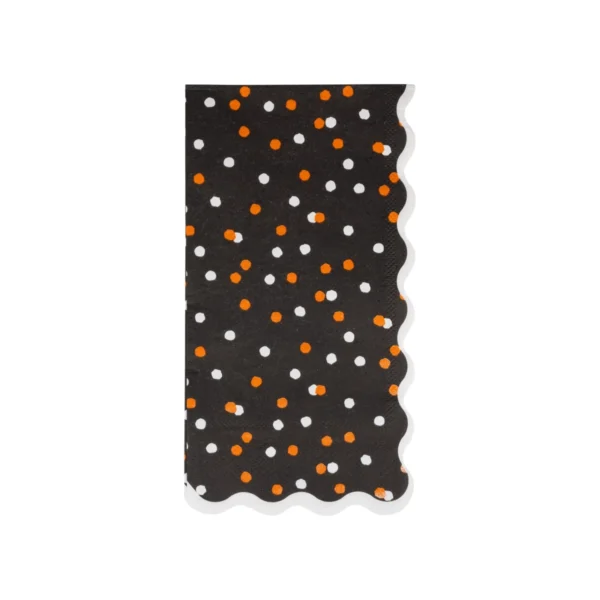 Halloween Polka Dot Dinner Napkin