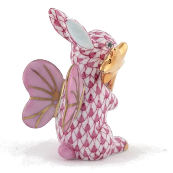 Herend Fairy Bunny - Raspberry