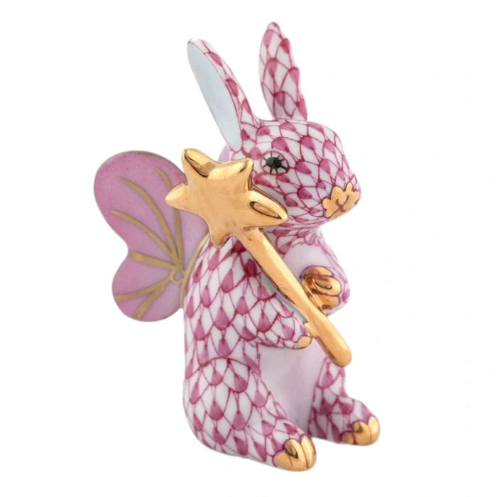 Herend Fairy Bunny - Raspberry