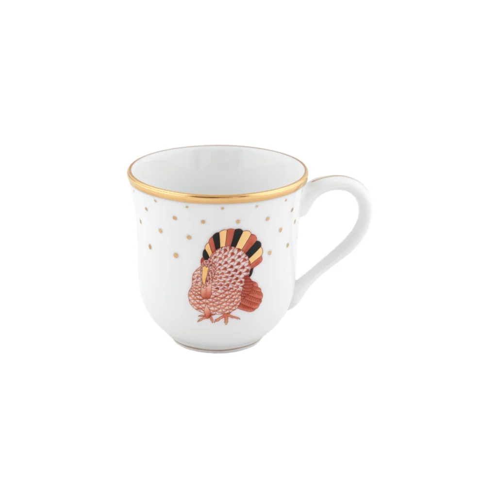 Herend Fall Dessert Mug - Turkey