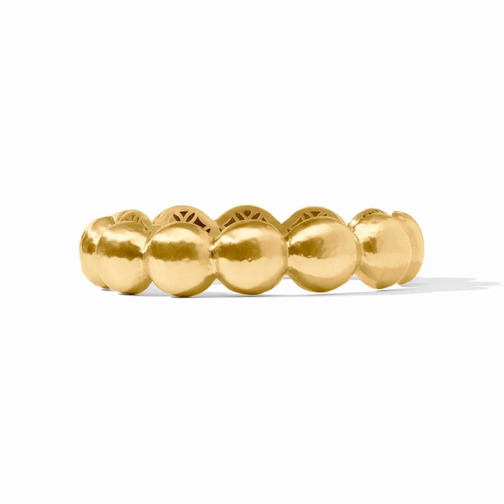 Julie Vos Solara Nova Hinge Bangle Gold