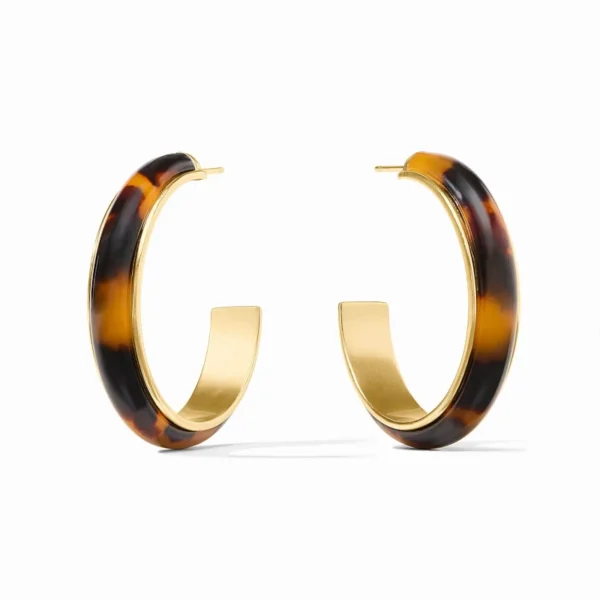 Julie Vos Carnaby Hoop - Tortoiseshell