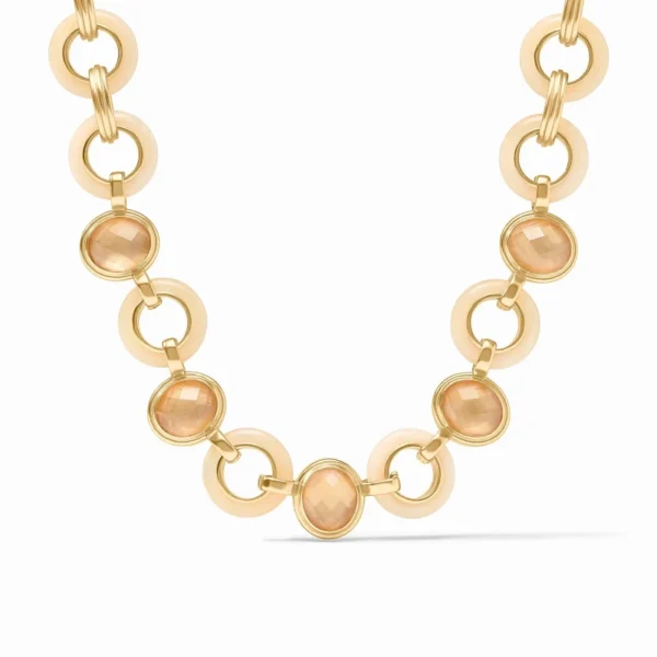 Julie Vos Carnaby Stone Necklace - Ivory