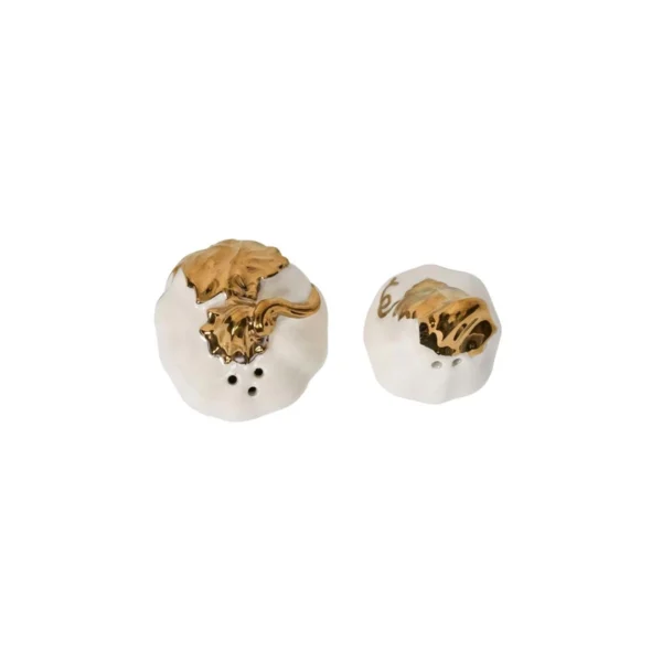 Juliska Forest Walk Pumpkin Salt & Pepper Shakers - Gold2