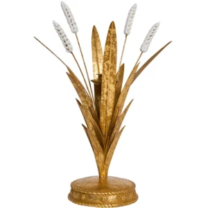 Juliska Forest Walk Wheat 13in Candlestick - Gold