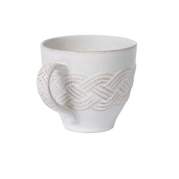 Juliska Le Panier Mystic Knot Mug - Whitewash