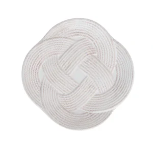 Juliska Le Panier Mystic Knot Dessert/Salad Plate - Whitewash