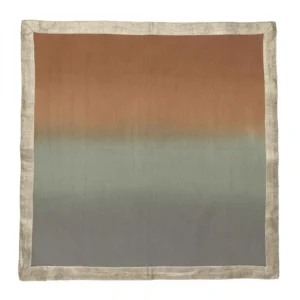 Kim Seybert Dip Dye Napkins in Earth Tones - Beige/Taupe/Grey