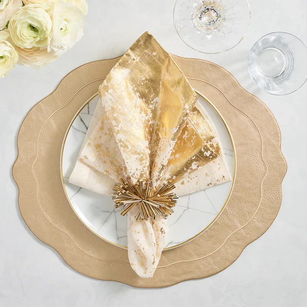 Kim Seybert Tailored Placemat Gold