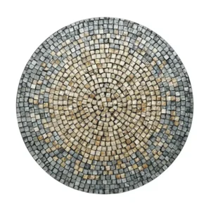 Kim Seybert Shell Mosaic Placemat in Gray & Taupe