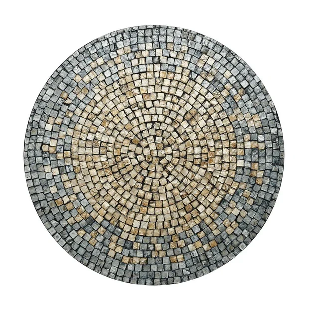 Kim Seybert Shell Mosaic Placemat in Gray & Taupe