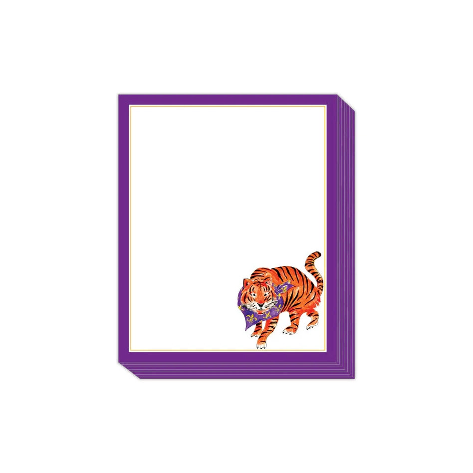 Rosanne Beck Purple & Gold Tiger Stack Pad