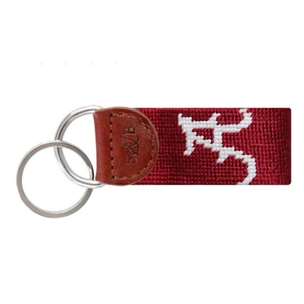 Smathers & Branson Alabama Key Fob - Garnet