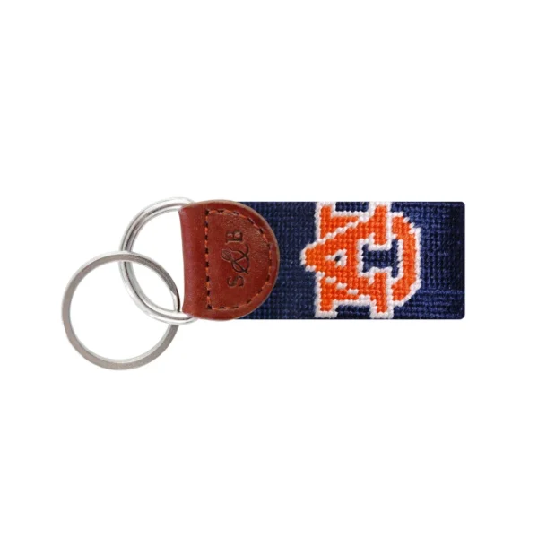 Smathers & Branson Auburn Key Fob - Dark Navy