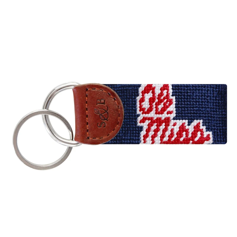 Smathers & Branson Mississippi Key Fob - Dark Navy