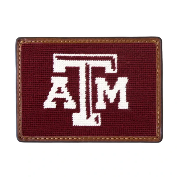 Smathers & Branson Texas A&M Card Wallet - Maroon