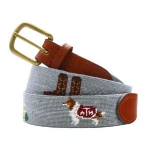 Smathers & Branson Texas A&M Life Belt - Grey