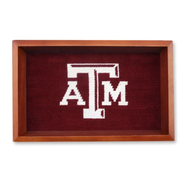 Smathers & Branson Texas A&M Valet Tray - Maroon