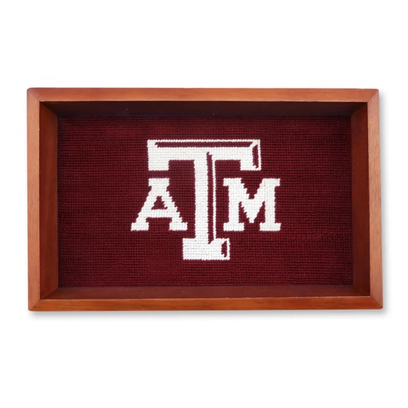 Smathers & Branson Texas A&M Valet Tray - Maroon