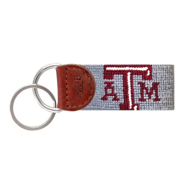 Smathers & Branson Texas A&M Key Fob - Grey