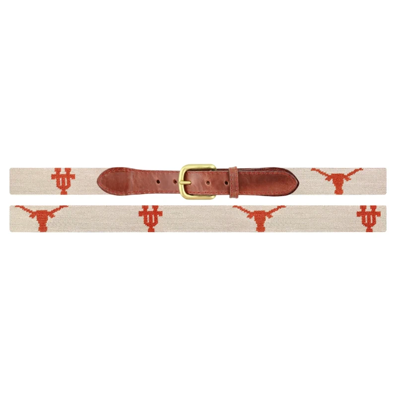 Smathers & Branson University of Texas Belt - Light Khaki
