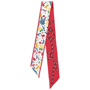 Saturday Silks Houston Cougars Skinny Scarf