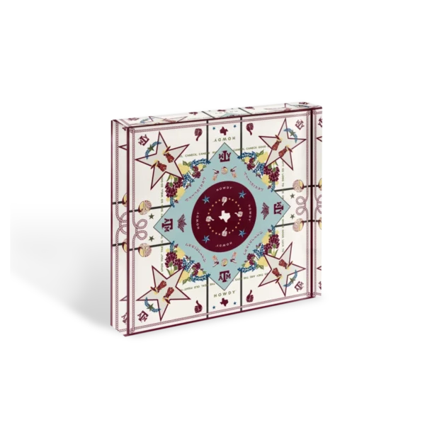 Saturday Silks Texas A&M Aggies Acrylic Block Art