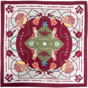 Saturday Silks Texas A&M Aggies Pocket Scarf