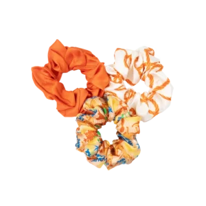 Saturday Silks Texas Longhorns Scrunchie Set