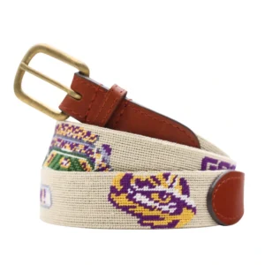 Smathers & Branson LSU Life Belt - Light Khaki