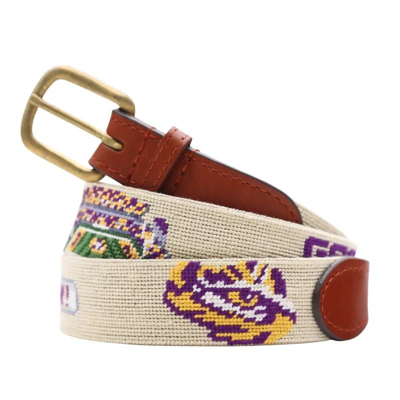 Smathers & Branson LSU Life Belt - Light Khaki