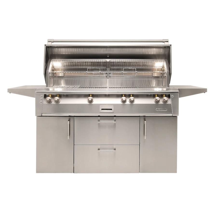 Alfresco 56” Freestanding All Grill with Standard Cart (Natural Gas)