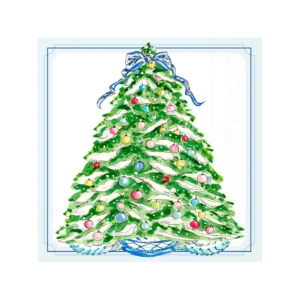 Boston International Boxwood Ornaments Cocktail Napkin