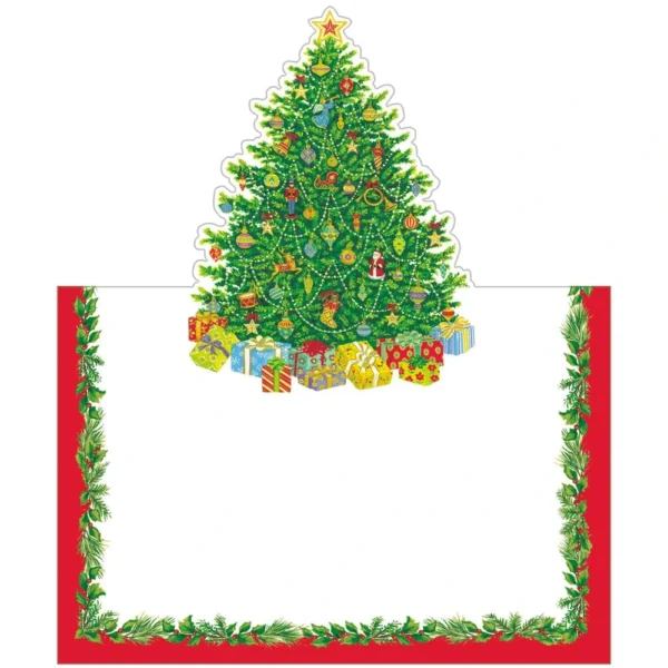 Caspari Christmas Tree Place Cards