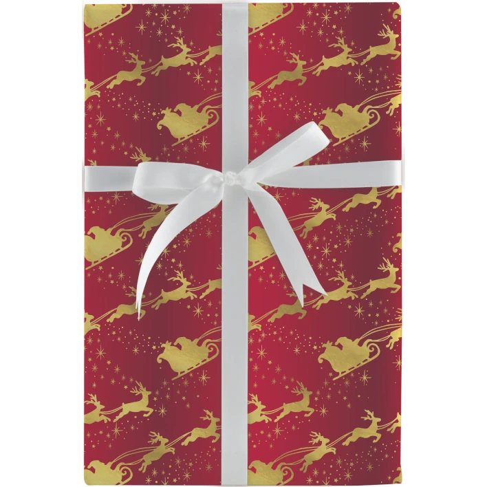 Design Design Santa Over The Moon Roll Wrap