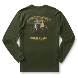 Duck Head Fisherman's Folklore T-Shirt - Deep Olive