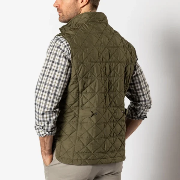 Duck Head Fremont Sport Performance Quilted Vest - Olive