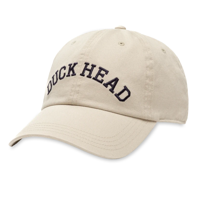 Duck Head Gold School Twill Hat - Stone