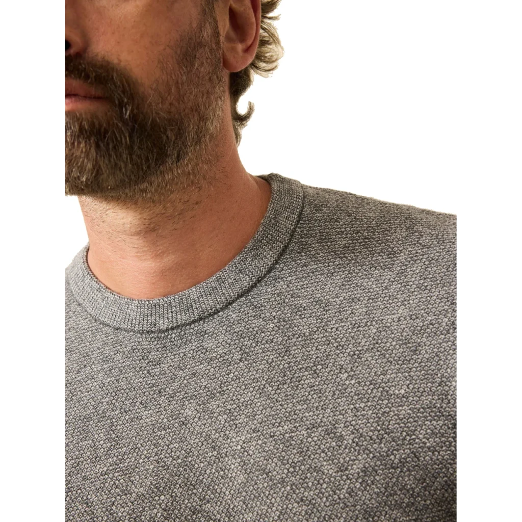 Faherty Jackson Crew Sweater - Dark Ash Feeder