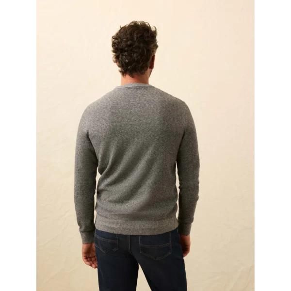 Faherty Jackson Crew Sweater - Dark Ash Feeder