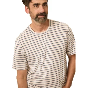 Faherty Sunwashed Regenerative Tee - Canyon Creek Stripe