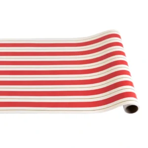 Hester & Cook Red & Gold Awning Stripe Runner