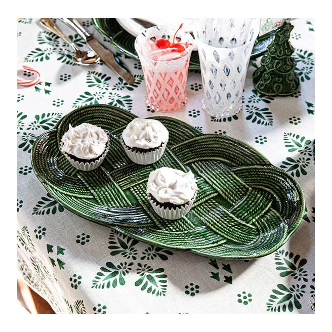 Juliska Le Panier Mystic Knot Hostess Tray - Basil