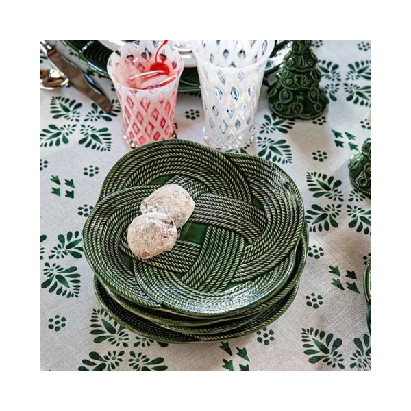 Juliska Le Panier Mystic Knot Dessert/Salad Plate - Basil