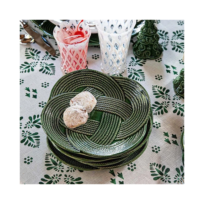 Juliska Le Panier Mystic Knot Dessert/Salad Plate - Basil