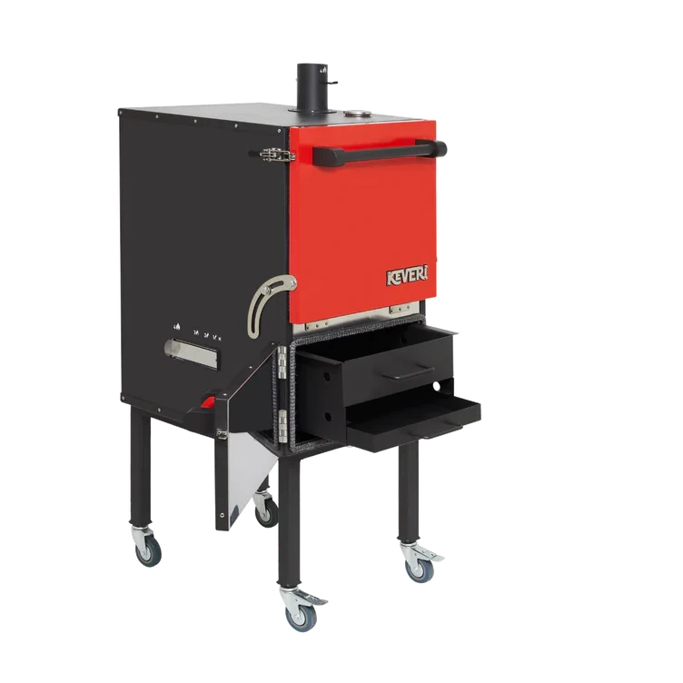 Keveri H1 Medium Rare (Red/Black) Multipurpose Charcoal Oven